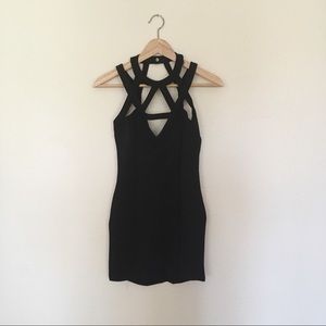 Strappy little black dress